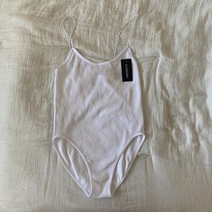 Glassons White Seamless Bodysuit